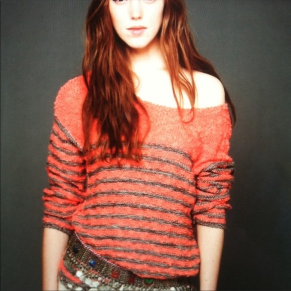 Free People Coral Sweater - Picture 2 of 6